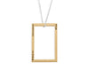 collier rectangle le 2,7g